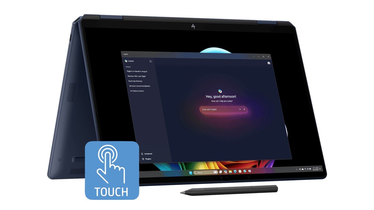 HP OmniBook Ultra Flip 35.6 cm (14) Next Gen AI 14-fh0369TU, Blue PRO